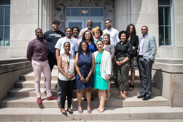 Group photo of United Way of Greater Cincinnati's first Champions of Change class