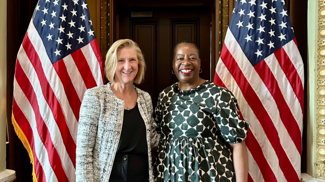 UWGC CEO, Moira Weir & UWW CEO, Angela Williams in Washington DC