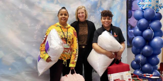 Withrow High’s DECA chapter supports United Way’s Adopt-A-Family program 